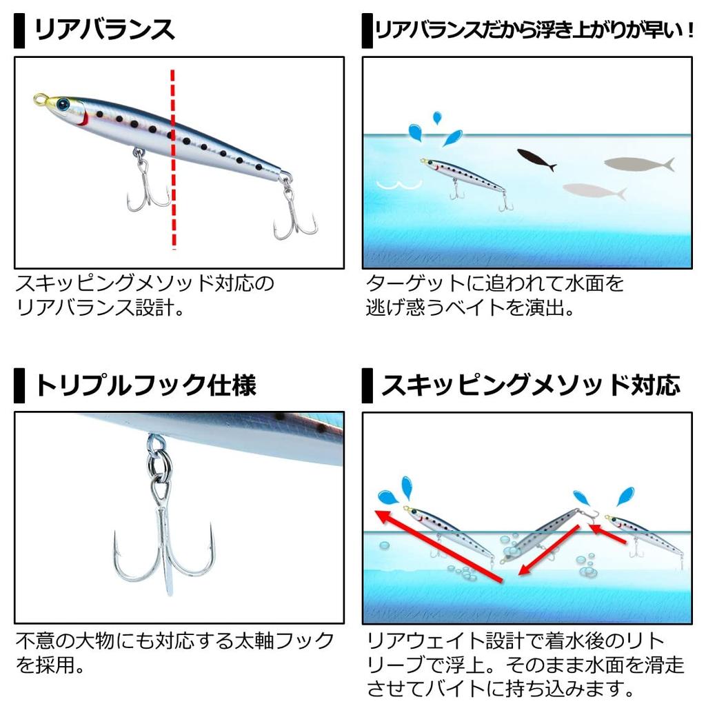 Daiwa Offshore Lure Saltiga Over There Skipping 130S Adel Keimura Green