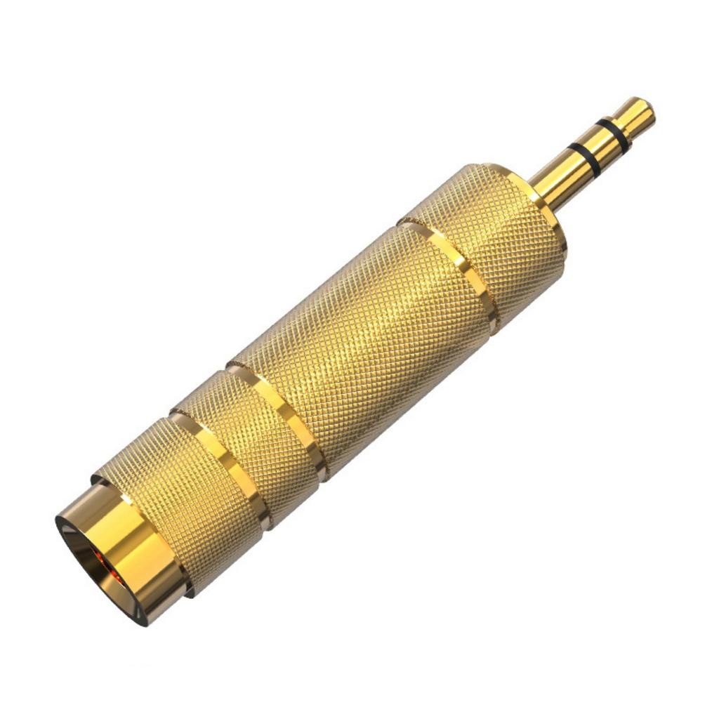 Адаптер для наушников с 6,5 мм на 3,5 мм Аудиоконвертер с 3,5 мм на 6,5 мм улучшает качество звука для микшерного пульта