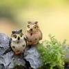 Landscape Owl Doll Resin Fairy Home Garden DIY Decor Micro Ornaments Decoration