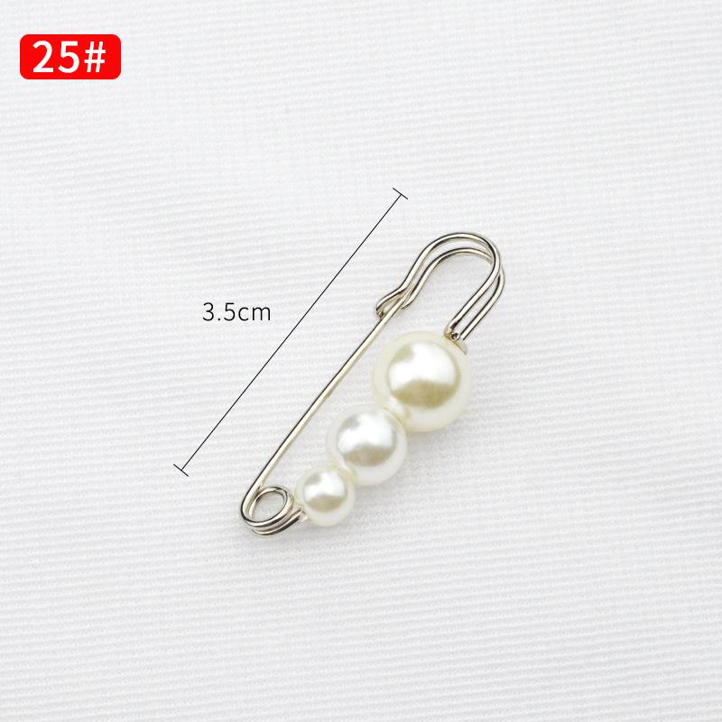 Булавка на талию с жемчужной летней брошью, пряжка для джинсов Anti-Exposure