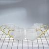 Glass Cup Heatresistant Glass Water Cup With Handle Tea Milk Drink Mug Household