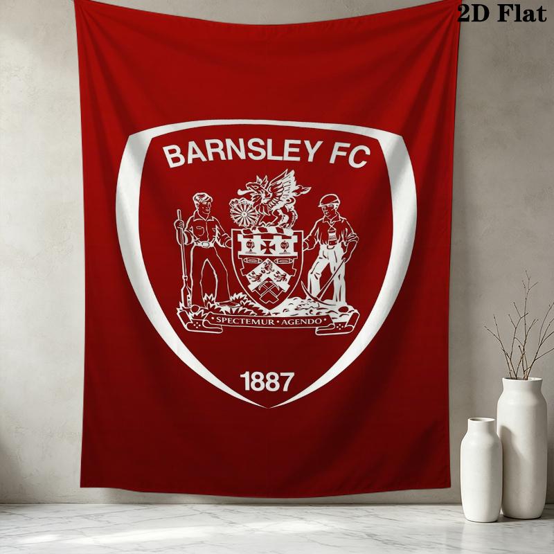 Тканое полотно Barnsley Fc Эстетичное настенное панно Печатная ткань Одеяло Декоративные гобелены Для спальни Гостиной Домашний декор