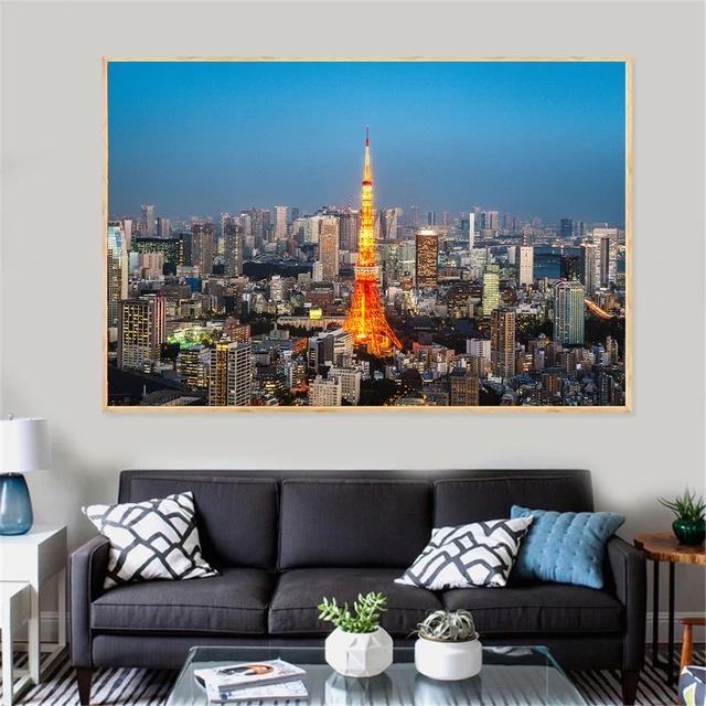 Мусульманская мечеть, закат, городской пейзаж, ночная сцена, холст, живопись, постеры, принты, настенные картины, пейзаж для гостиной, декор для офисной комнаты, без рамки