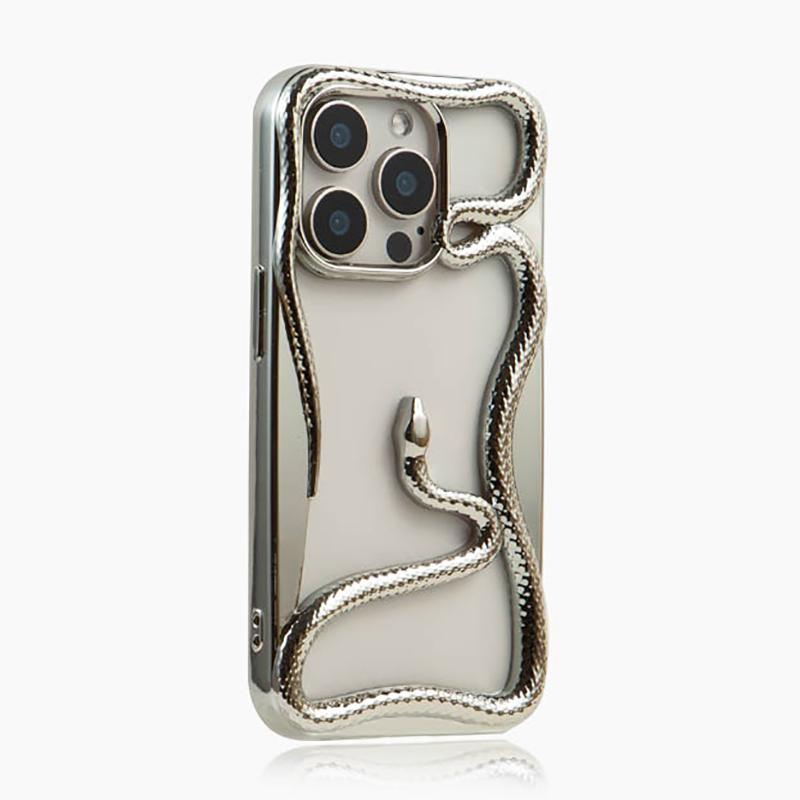 Полый Телефонный Чехол С Покрытием Змея Матовый Для Для Iphone 17 Air 16 1 14 Plus 13 12 11 Pro Max Задняя Крышка С Отводом Тепла