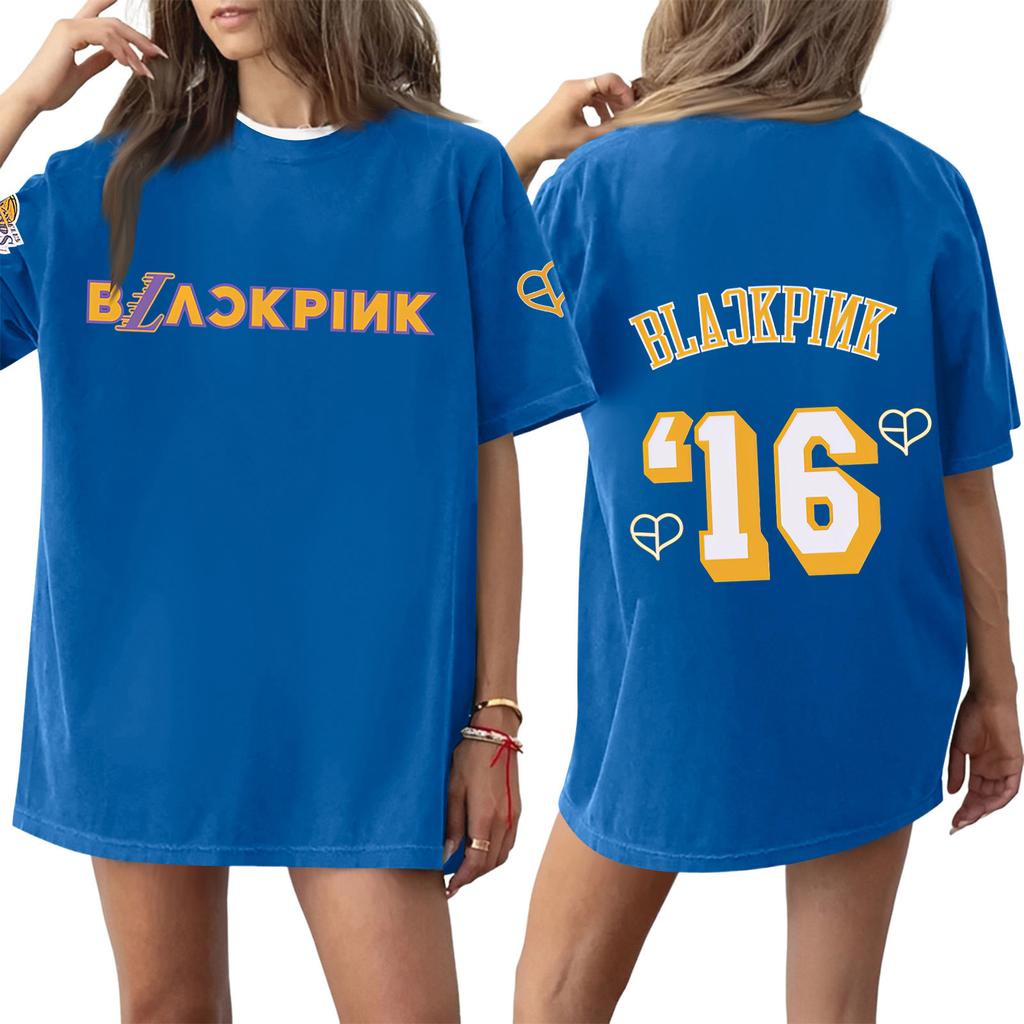 Женская футболка с круглым вырезом и короткими рукавами с принтом