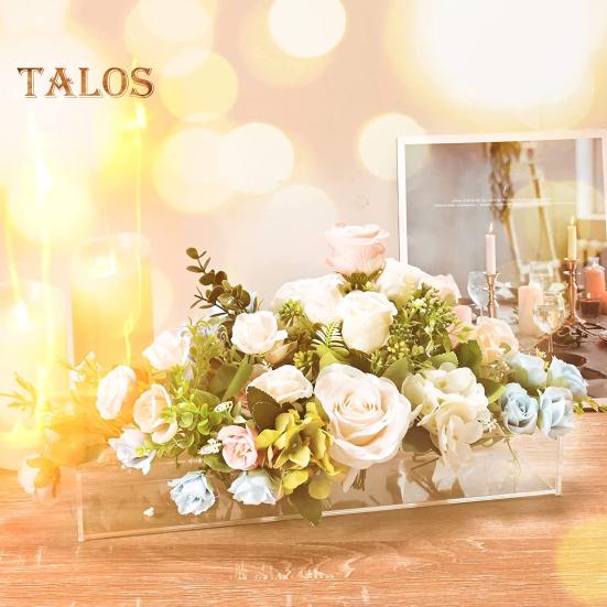 Держатель для цветов Прямоугольная декоративная экологически чистая полезная акриловая коробка Держатель для цветов Декор стола