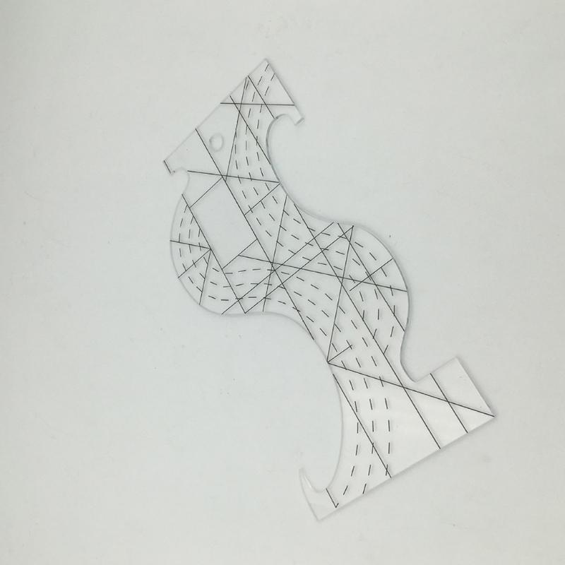 Template Quilting Tool Plastic Ruler Processing Sewing Ruler Acrylic Patchwork Multi-Purpose Tailor Ruler