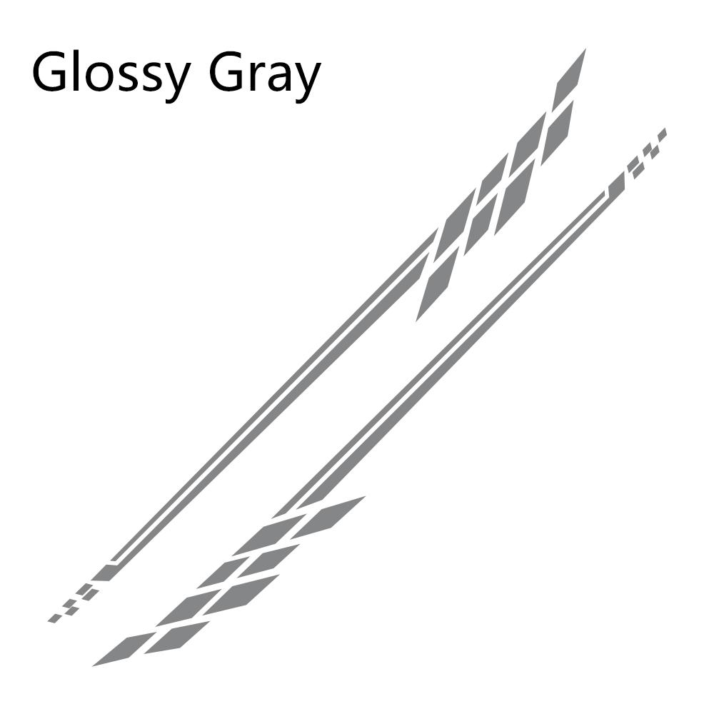 Universal Car Side Waist Stickers For BMW Dacia FIAT Honda Nissan Hyundai Mercedes Seat Smart SUV Stripes Tuning