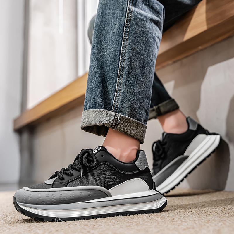 Новая мода мужская обувь Four Seasons удобная обувь для студентов и мальчиков трендовые мягкие подошвы дышащие повседневные кроссовки для бега