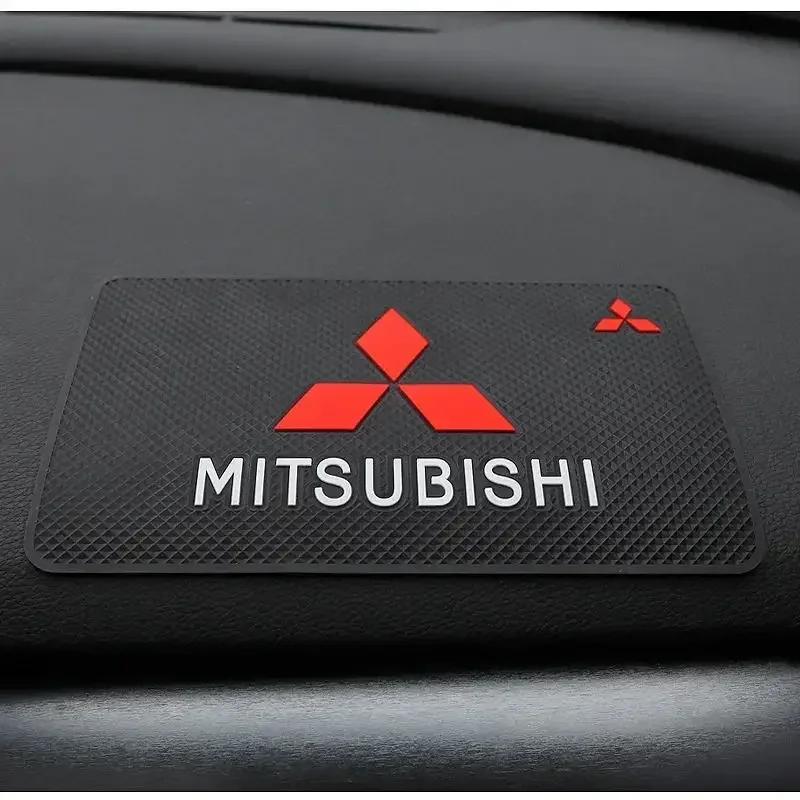 PVC Non-slip Car Dashboard Pad Interior Mat for Mitsubishi Lancer ASX L200 Colt Pajero Outlander Eclipse Mirage wheelcap