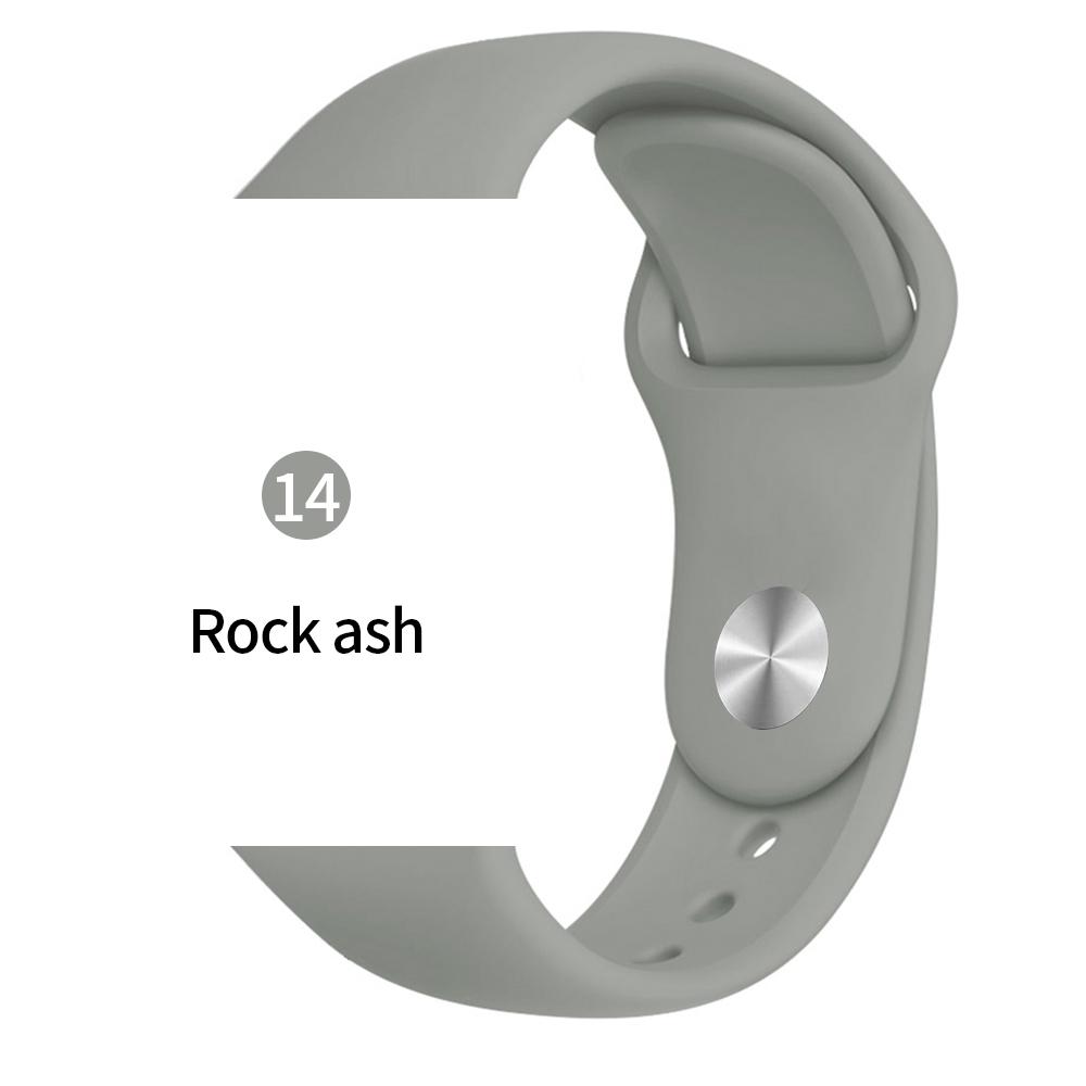 Мягкий спортивный силиконовый ремешок для часов Apple 4 3 2 1 38 мм 42 мм дышащий браслет для Iwatch Series 5 6 SE 40 мм 44 мм ремешок