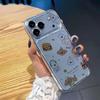 Чехол для iPhone с рисунком собаки и яблока: Совместимо с 11, 13, 14, 15, 16 Pro и 17 Pro Max.