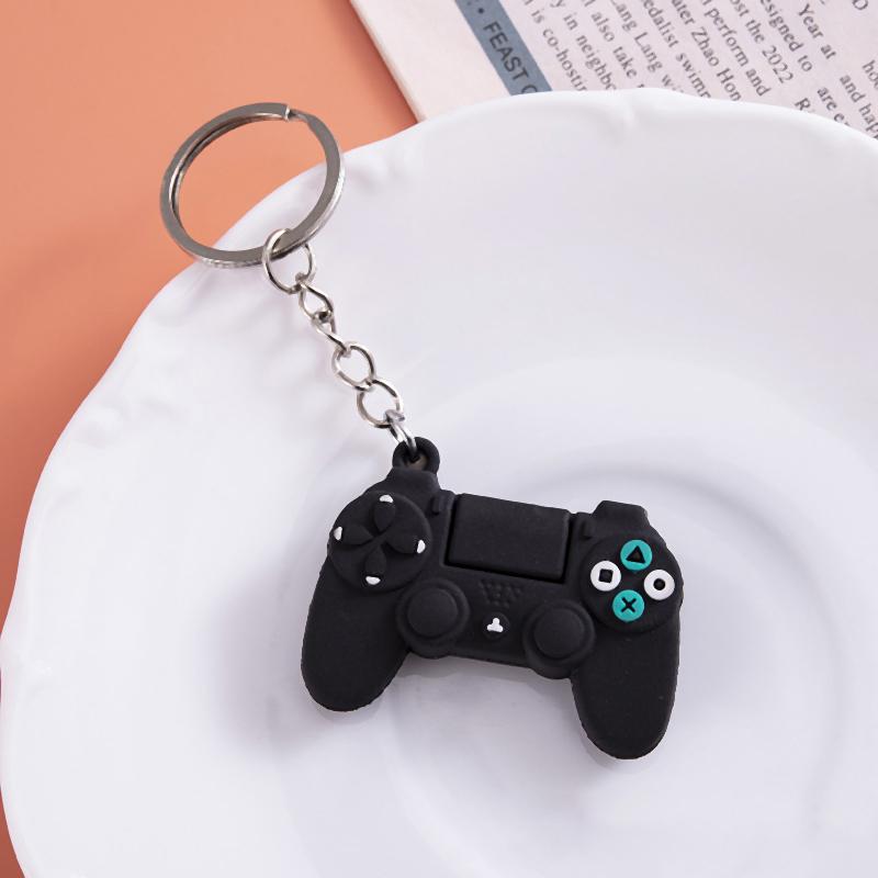 Креативный брелок-ручка для игры Модель джойстика Брелок-кольцо Подарок парню Мужской автомобильный брелок Держатель для ключей для пары Брелок-сувенир