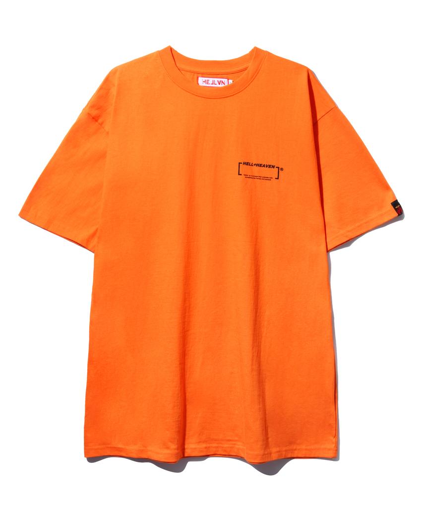 HELLVN H/V Logo Blank Short Sleeve_Orange (Gas1-2Hv6015)