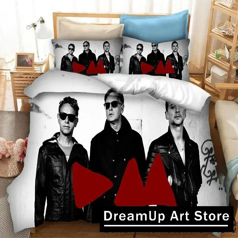 Модный 3D-печатный комплект постельного белья Depeche Mode для мальчиков и девочек, размер Twin, Queen, King, пододеяльник, наволочка, кровать для мальчиков, спальня для взрослых