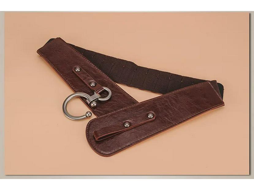 Korean Wide Waist Elastic Belt for Women – Versatile European & American Style