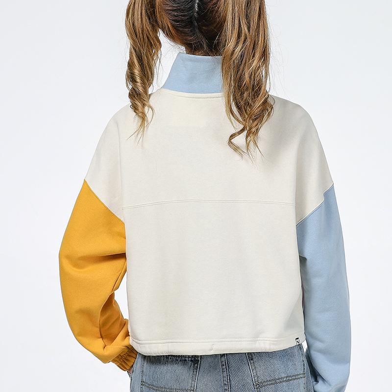 Puma Толстовка с цветными блоками и полузастежкой-молнией, женские топы, многоцветная 533051-73