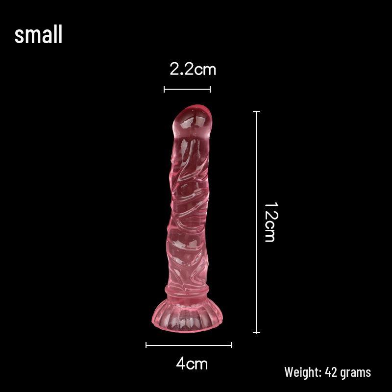 Mermaid Crystal Chrysanthemum Suction Cup Dildo & Threaded Anal Plug for Realistic Pleasure