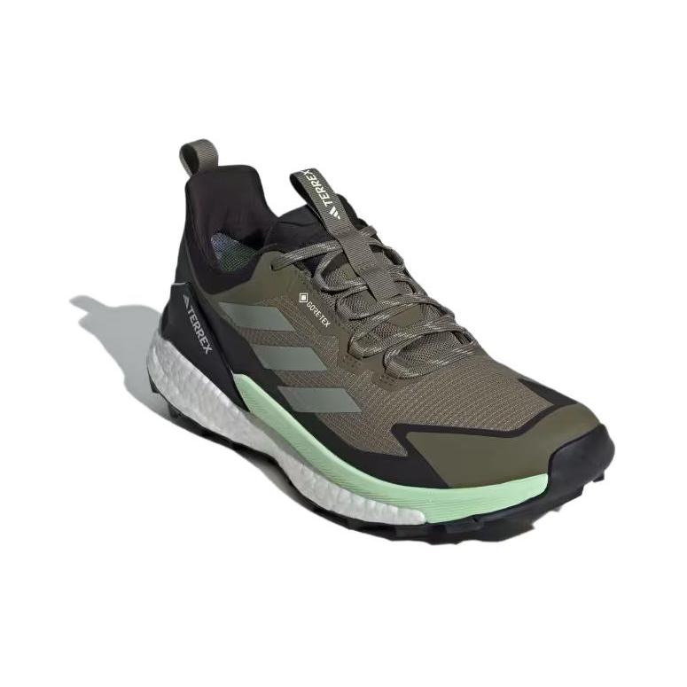 adidas Terrex Free Hiker 2.0 Low Gore Tex Оливковый Strata Серебристый Зеленый Ядро Черный IE5104
