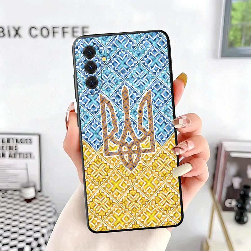 Ukraine Aesthetic Soft Phone Case for Samsung A17 A37 A57 A16 A26 A36 A56 A15 A25 A35 A55 A14 A24 A34 A54 A13 A23 A33 A53 A52 A1