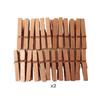 Mini Clothespins - GRAINE CREATIVE - Copper - 3 Cm - Multicolor - 48 Pieces