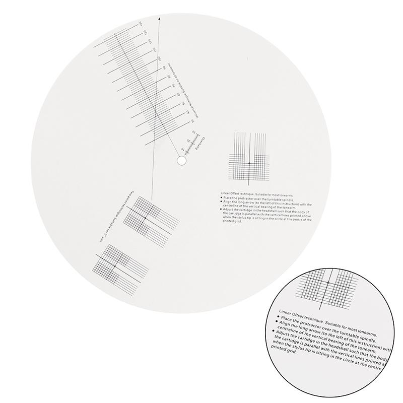 Калибровочная пластинка для звукоснимателя виниловой пластинки, измеритель расстояния, транспортир, регулировочный инструмент