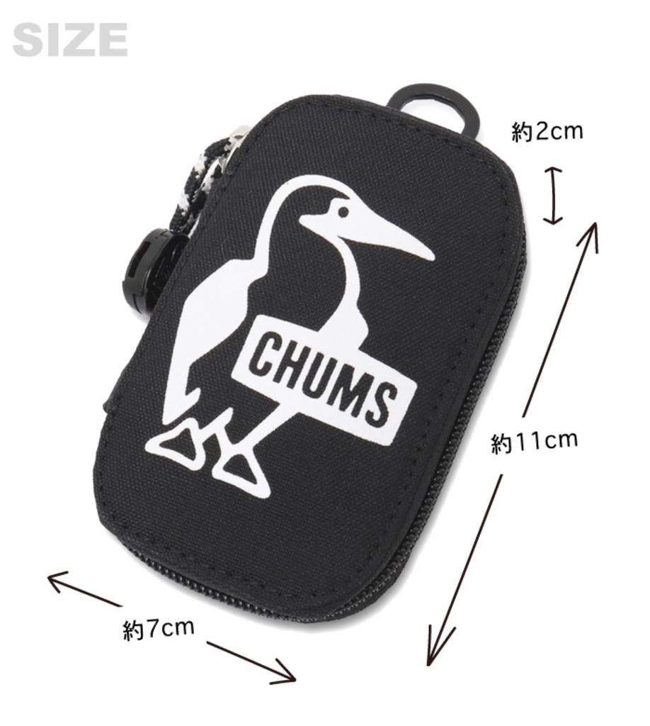 Чехол для ключей Recycle Oval Key Zip Case Pink [Chums] Мужской