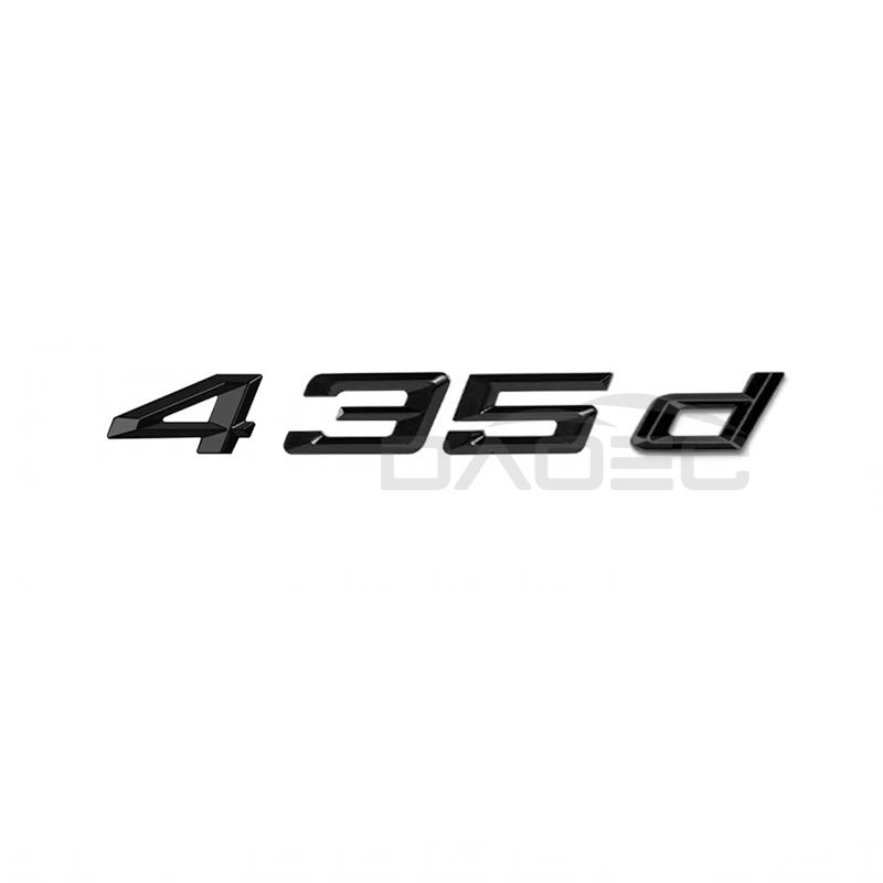 Car 3D ABS Trunk Letters Logo Badge Emblem Styling Decals Sticker For BMW 4 Series 420d 425d 428d 430d 435d 440d F30 F32 F33 F36