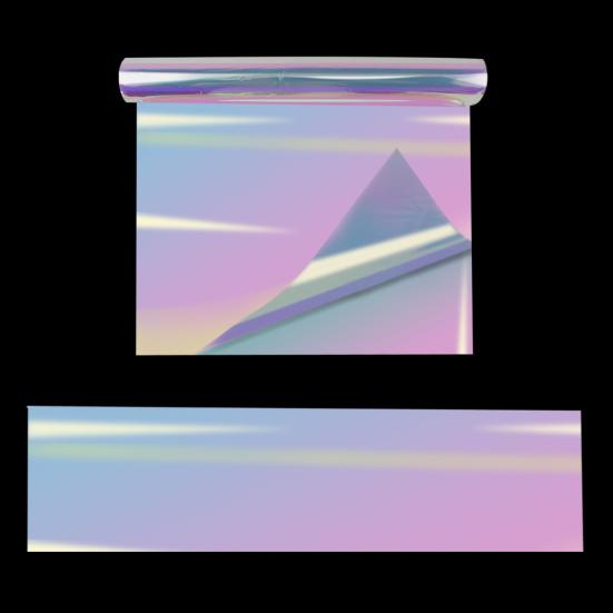 1 рулон яркой радужной пленки, красивая декоративная, практичная, безопасная, устойчивая к разрыву, устойчивая к разрыву упаковочная бумага для цветов