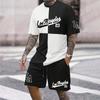 Fashion 3D Printed Men's Suit Oversized Clothing Short Sleeve Shorts Suit Men's Sportswear Summer Casual Suit