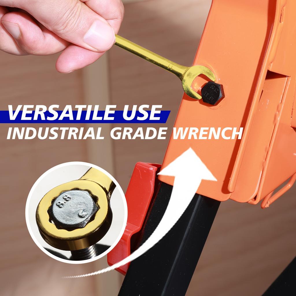 10pcs Mini Spanner Wrenches Set Hand Tool Key Ring Spanner Explosion-proof Pocket British/Metric Type Wrenches