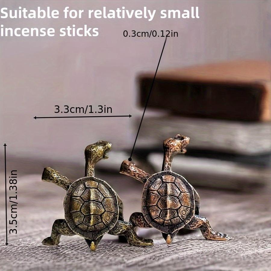 Turtle Shaped Incense Stick Holder - Interesting Desk Accessory for Study TV Cabinet Office - Relaxation And Indoor Decorations