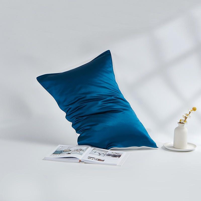 Mulberry Silk Pillowcase Pair - High-Grade Solid Color for Skin & Hair Care