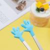 Kitchen Accessories Non-slip Handles BBQ Mini Creative Silicone Snack Food Tong