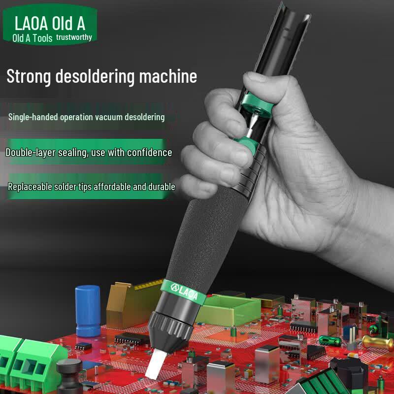 LAO A LA813102 Паяльный отсос с двойным кольцом, противоскользящий