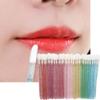 50 Pieces/pack Crystal Stick Lip Brush, Portable Lipstick Brush, Lip Gloss Brush, Crystal Lip Brush, Clean and Hygienic