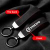 Suede Car Logo Keychain Pendant Keyring Hanging Men Gifts For Volvo R Design XC90 XC60 S60 V40 XC40 V60 V50 S40 XC70 C30 C70 C40