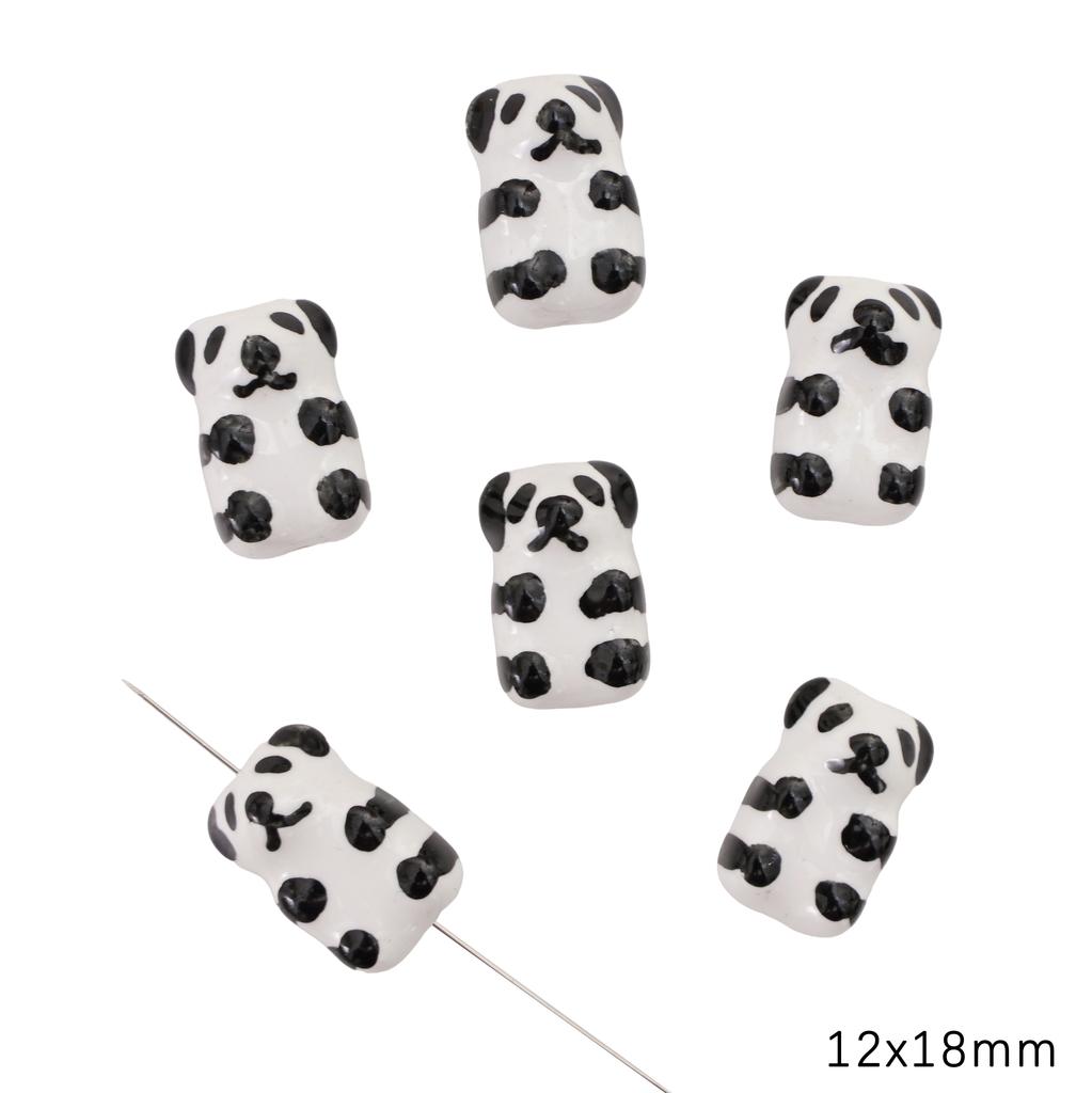 Керамические расписанные вручную бусины для милых животных-подвесок для браслетов, ожерелий и ювелирных изделий своими руками