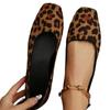 Fashion Spring and Autumn Fashionable Comfortable Versatile and Wear-resistant Casual Flats Shoes Leopard Print Shoes Large Size 35-43
