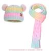 Kids Winter Hat Scarf Gloves Set Warm Fleece Lined Knit Beanie Ear Protection Unisex Toddler Baby Boys Girls