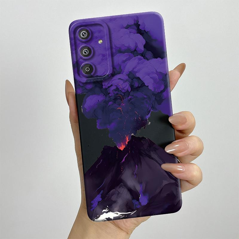 Phone Case for Samsung Galaxy M15 5G F15 5G Fashion Painted Half-wrapped Case Soft Silicon Cases E156 M156 Protection Back Cover