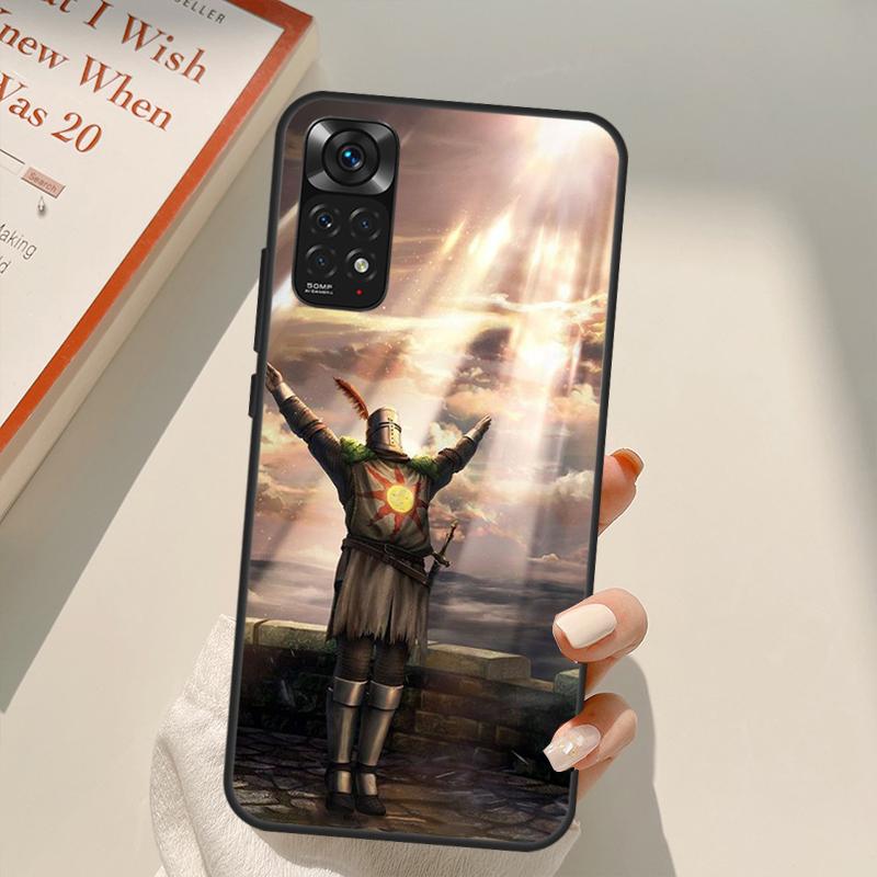 Чехол Praise the Sun Dark Souls для Xiaomi Redmi Note 11 10 9 8 Pro Note 11S 10S 9S 8T K50 K40 9A 9C 10A 10C
