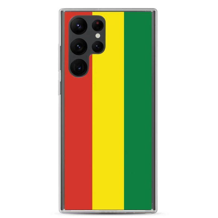 Coque Téléphone - Samsung - Galaxy S22 - Drapeau Bolivie - Souple - Multicolore