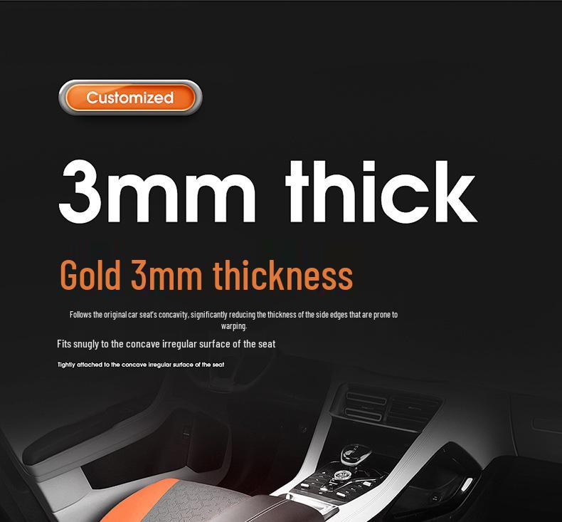 BYD Song PRO Semi-Enclosed Suede Seat Cover Saddle Pad