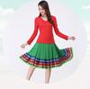 Мини-юбка большого размера 2025 для танцев в стиле кантри - 6 метров, красочная мода
