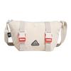 Полиамидная наплечная сумка, сумка кроссбоди обычная унисекс белая оранжевая Adidas IA5260
