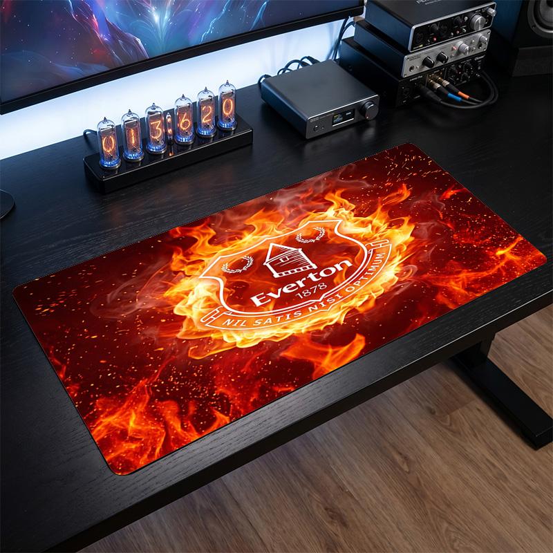 Игровой коврик для мыши Everton Football Print, большой, противоскользящий, расширенный, для офиса, дома
