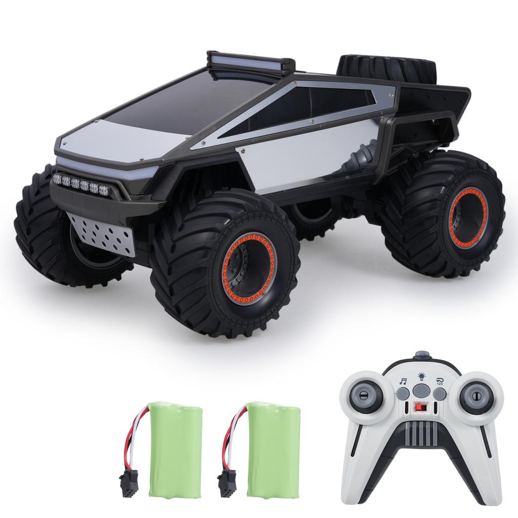 Remote Control Car, 1:12 Scale 2.4GHz All Terrain Off Road Crawler Vehicle Toy with Lights Music 3