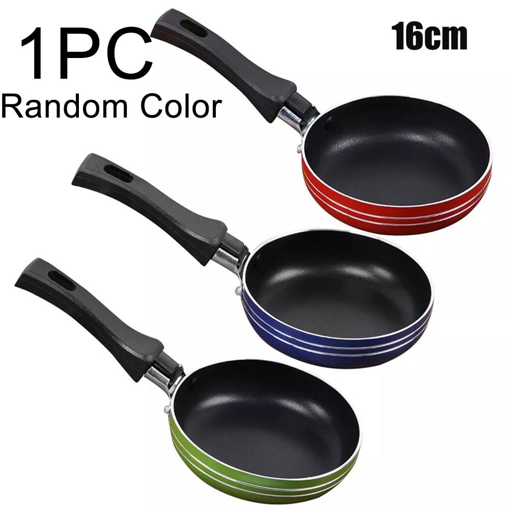 Pan Frying Egg Skillet Pot Mini Cooking Omelette Pans Nonstick Saucepan Fry Omelet Cast Pancake Pots Random Color