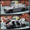 1/32 HONDA Civic Type R FK8 литой автомобиль модель игрушечный транспорт металлический имитация модель автомобиля звук свет коллекция детская игрушка подарок